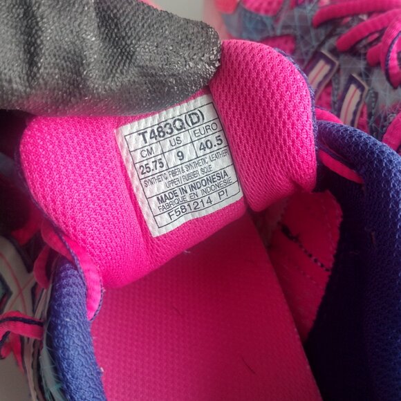 Asics GEL-Excite-2 Women’s Size 9  Pink Teal Running Athletic Shoe - Picture 8 of 8